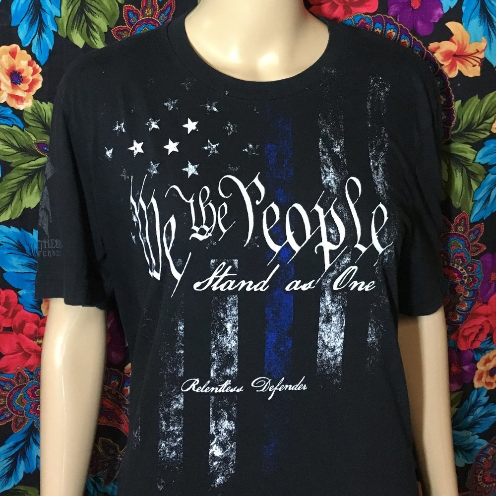 MEN'S CONSTITUTION SHIRT WE THE PEOPLE LARGE